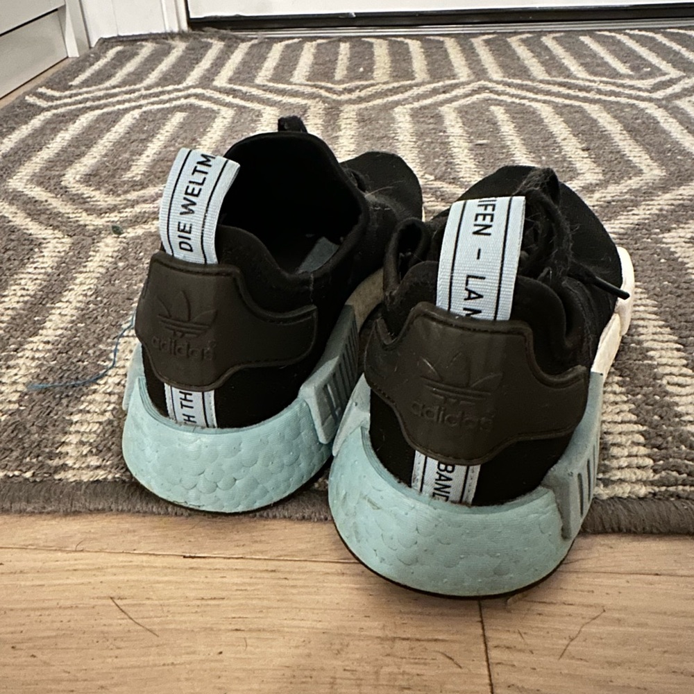 Black Blue Adidas Sneakers